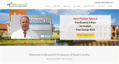 Desktop Screenshot of chiropractor-greenville.com